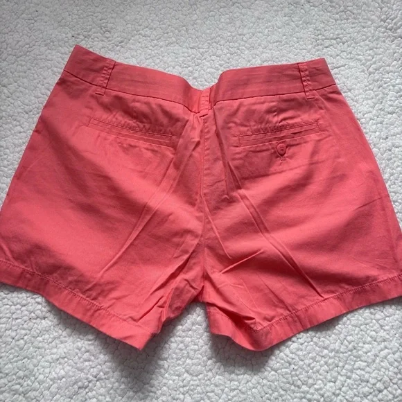 J. Crew coral 100%cotton Chino Women's Shorts - Picture 7 of 7